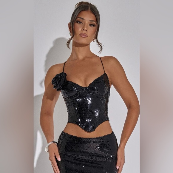 LARISA CORSET - BLACK - M - Picture 3 of 9